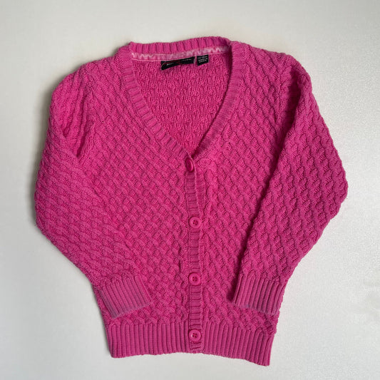 Rock Your Baby Pink Cardigan - Size 12-18 months
