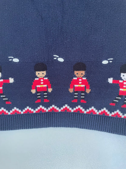 Marks & Spencer Navy Knit - Size 5-6 years
