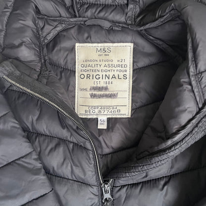 Marks & Spencer Black Puffer Jacket - Size 5-6 years
