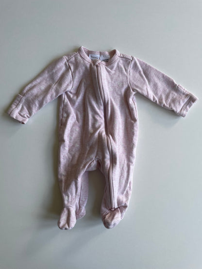 Teeny Weeny Fleece Lined Sleepsuit - Newborn