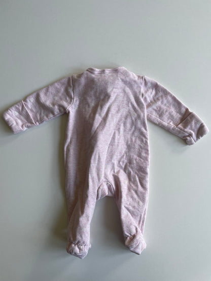Teeny Weeny Fleece Lined Sleepsuit - Newborn
