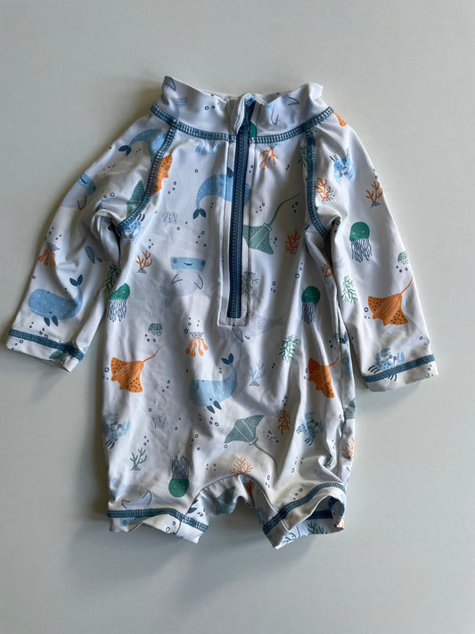 Baby Berry Underwater Swimsuit - 3-6 months