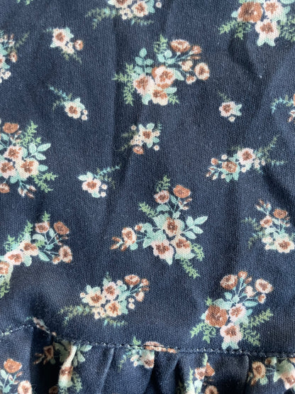Jamie Kay Navy Floral Wrap Top - Size 1