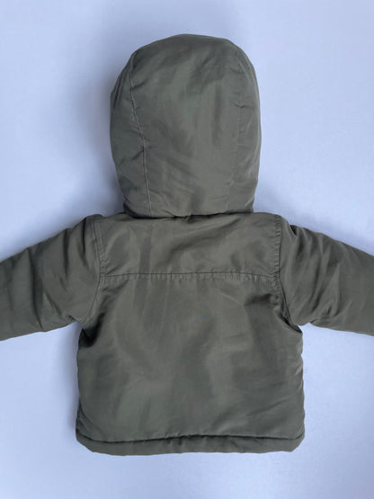 Pumpkin Patch Olive Green Jacket - 3-6 months