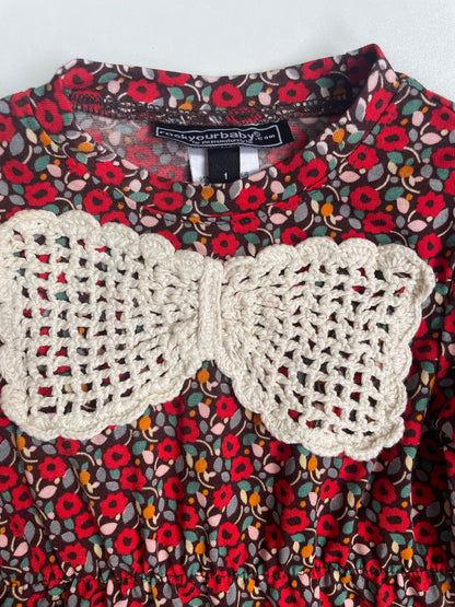 Rock Your Baby Floral Dress - Size 1