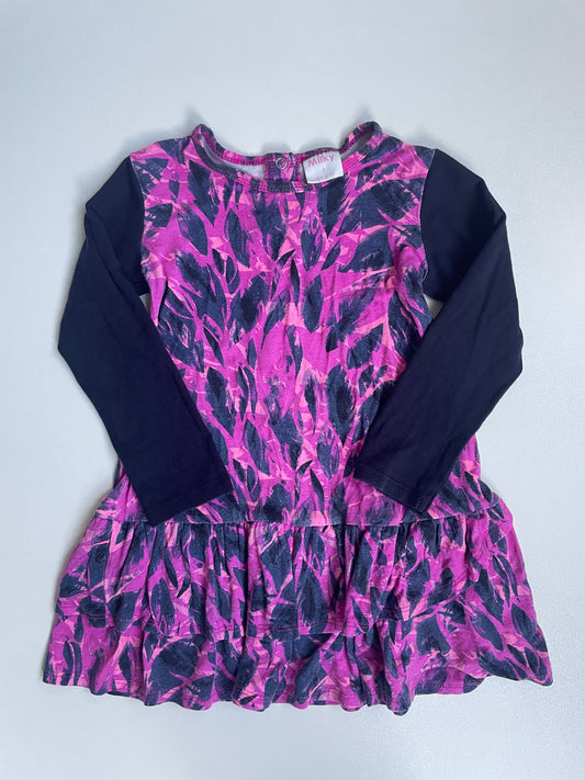 Milky Feather Dress - Size 3