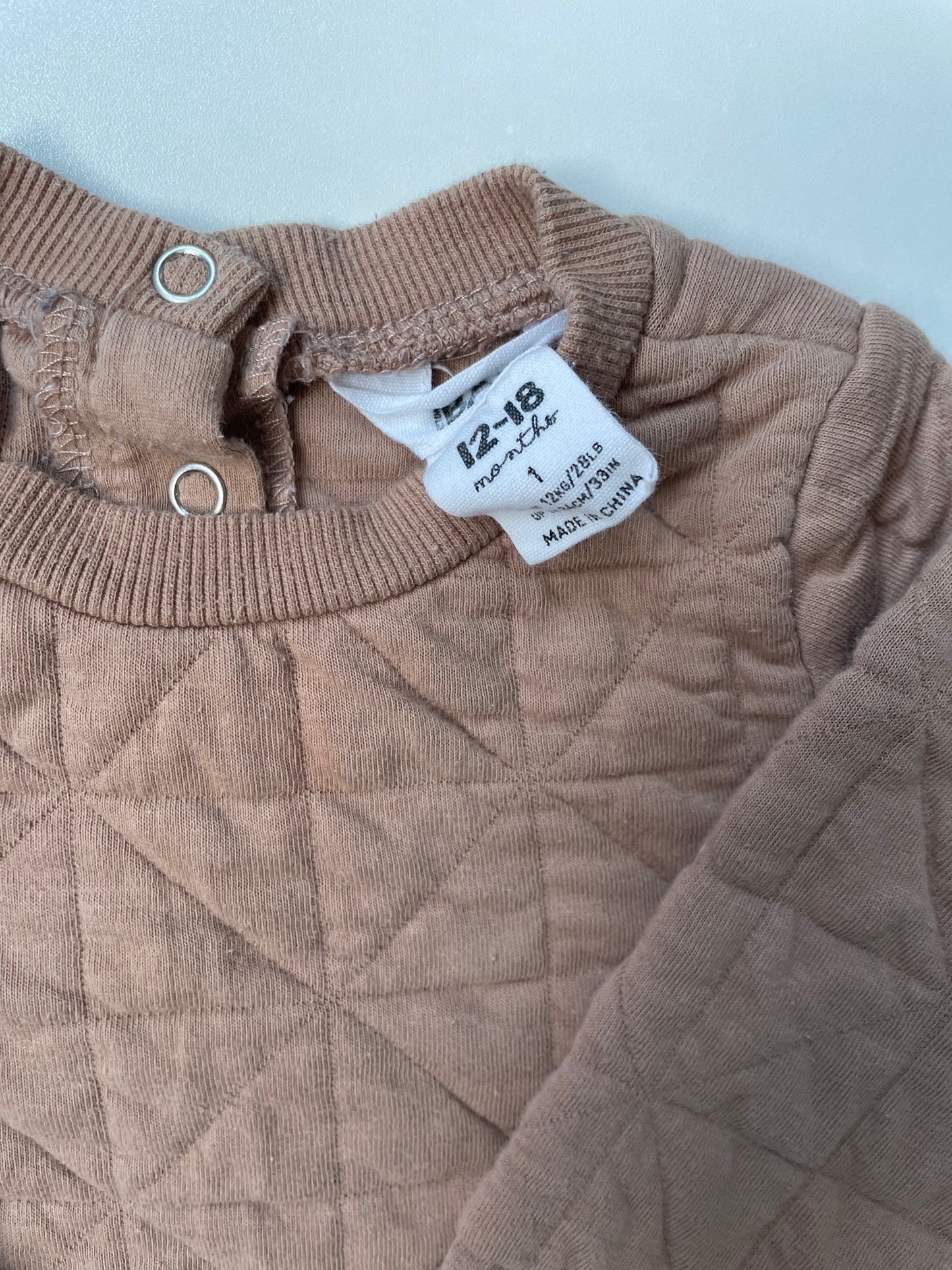 Cotton On Quilted Jumper - 12-18 months
