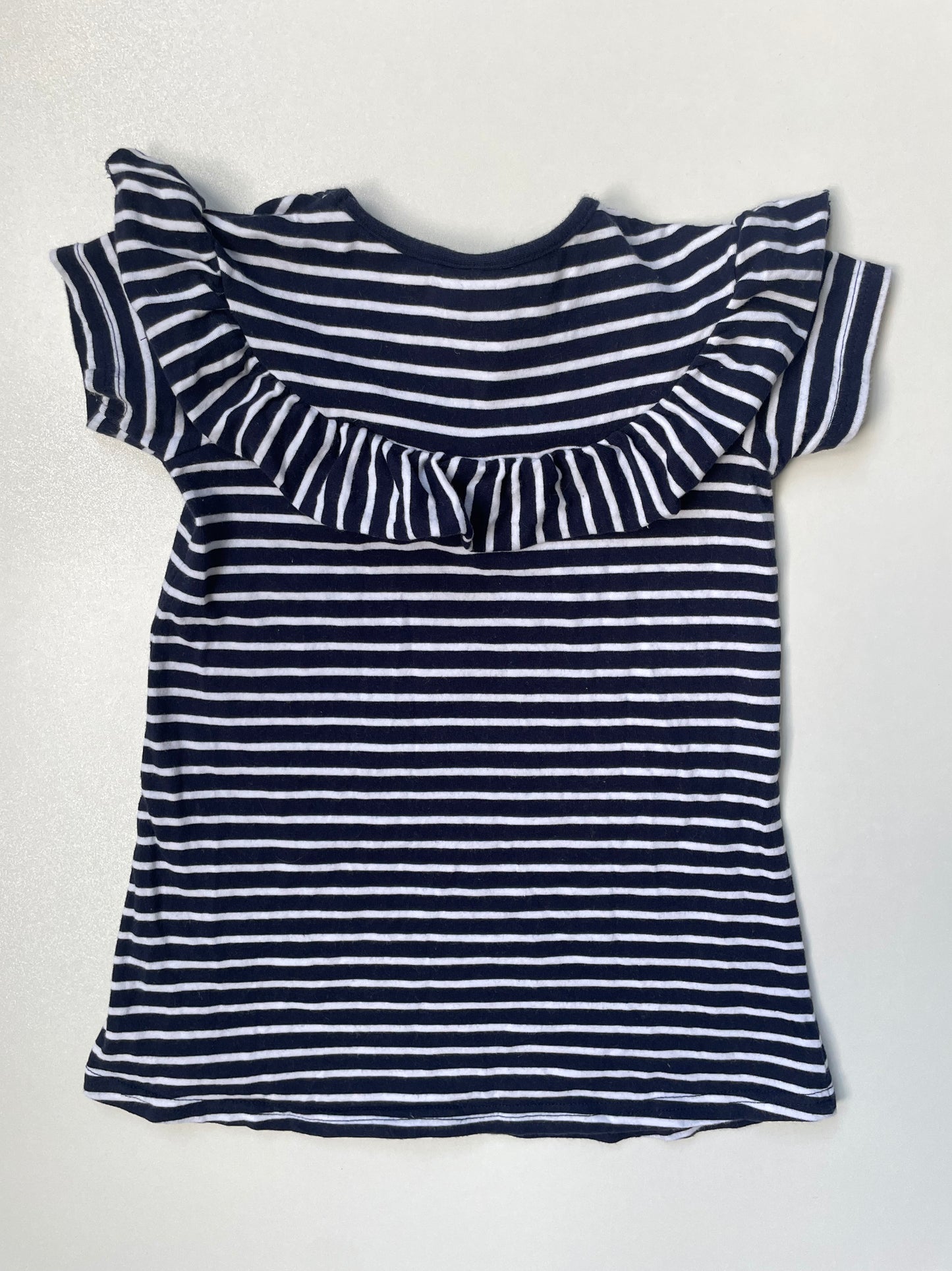 Teeny Weeny Navy Stripe Dress - 12-18 Months