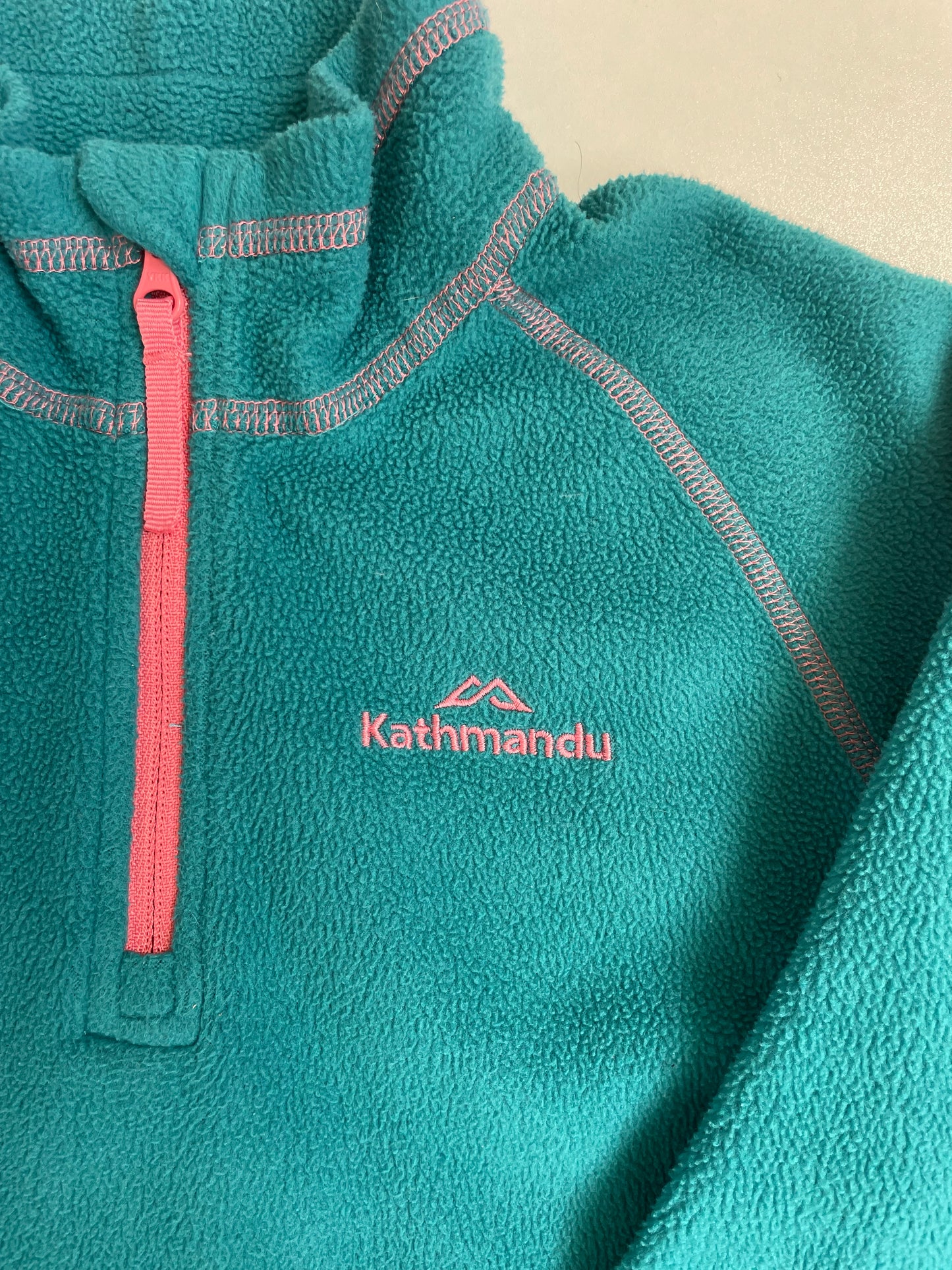 Kathmandu Teal and Pink Fleece - 6 Years