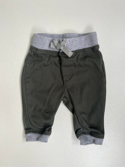 Teeny Weeny Olive Pants - 3-6 Months