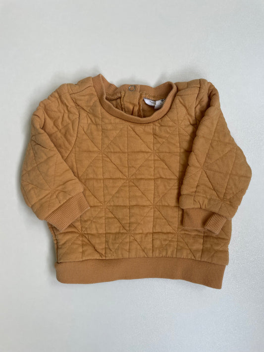 Cotton On Quilted Jumper - 3-6 months