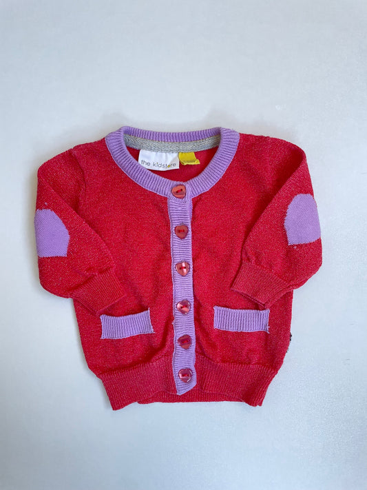 Thekidsstore Heart Cardigan - 3-6 Months