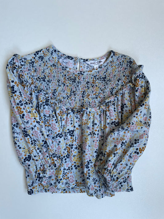 Mac & Ellie Floral Top - Size 3
