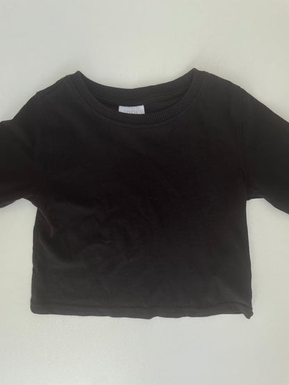 Zara Cropped Long Sleeve Top - Size 6