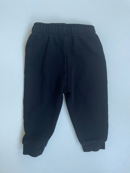 Puma Black Trackpants - 12-18 Months