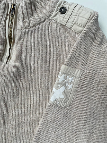 Beige Plane Jumper - Size 3