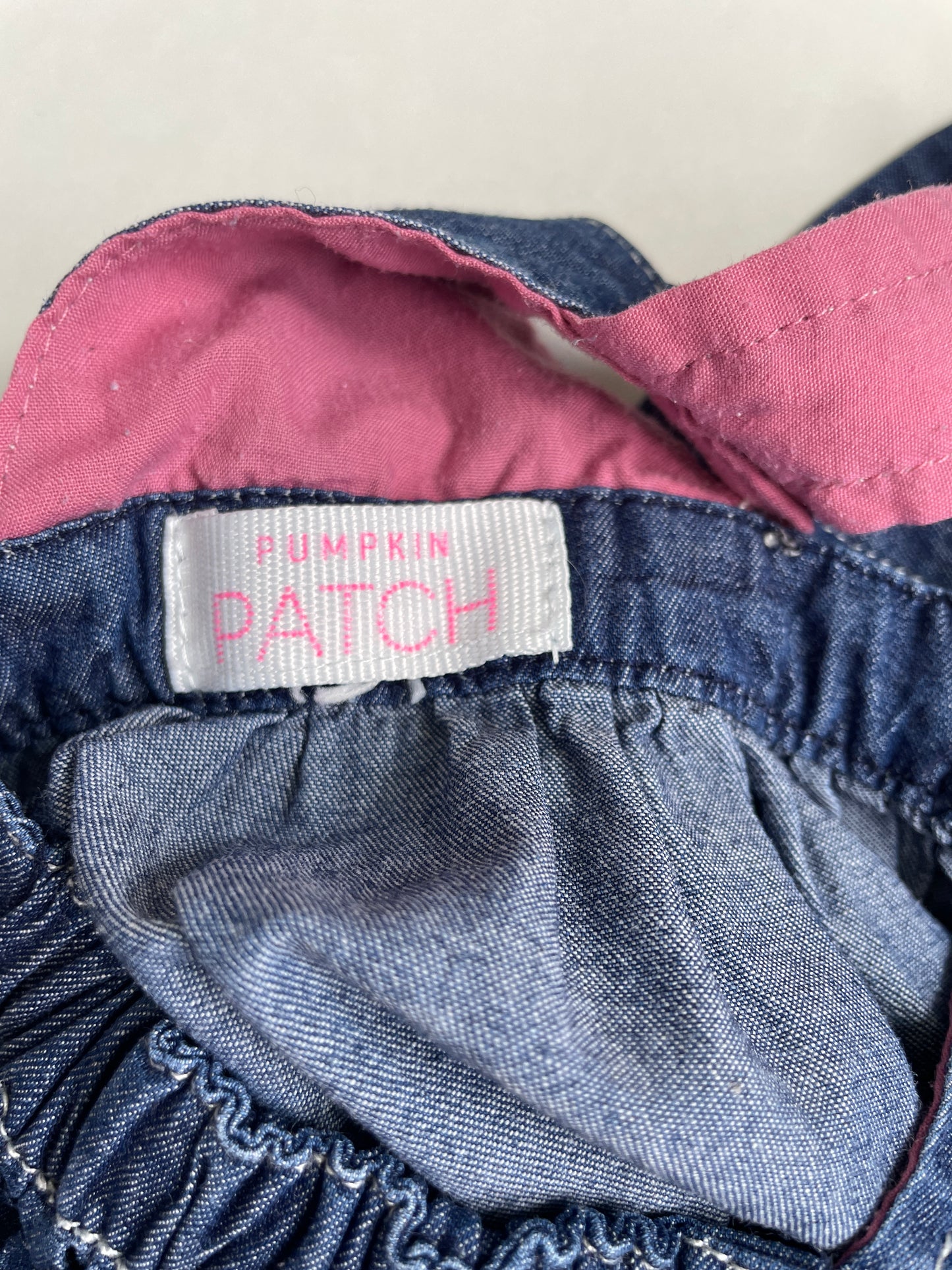 Pumpkin Patch Quilted Pinafore - 3-6 Months